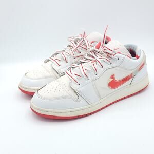 Nike Air Jordan 1 Low kid's Topaz Mist (GS) 554723-104 size 7Y sneakers